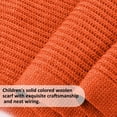 thumbnail image 3 of 2 piezas de bufanda de invierno para niños, cuello de punto cálido, bufanda clásica suave y cálida para niñas y niños, 3 of 5