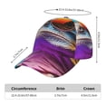 thumbnail image 2 of Balery Lizard With Sunglasses Colorful Gorra de béisbol de tamaño ajustable para correr, entrenar y actividades al aire libre. Gorra de papá para todas las estaciones., 2 of 6