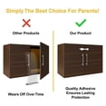 thumbnail image 5 of Amerteer 12 Child Safety Cabinet Locks | No Tools | Baby & Child Proof Drawers, Cabinets, Oven, Toilet Seat, and More | Multi-Purpose Use | No Drilling Needed | Super Strong 3M Adhesive, 5 of 8