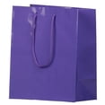 thumbnail image 3 of JAM Paper Glossy Gift Bag, 8 x 10 x 4, Purple, 1/Pack, Medium, 3 of 4