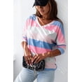 thumbnail image 4 of Redhotype Chic Pink V-Neck Long Sleeves Top - Versatile Fashion!, 4 of 8