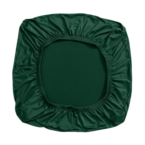 Funda para silla de oficina, fácil de instalar, elástica, protectora, para cojín de asiento. Verde