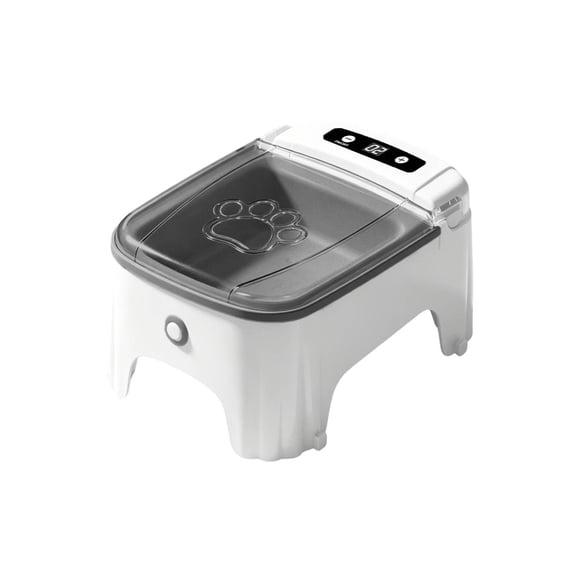 ZZHZGZ Sale Items on Clearance Food Dispenser Abs Automatic Cat Feeder Smart Feeder Rechargeable Battery | Timer Controlled Portioning Bowl with Sensor Lid for Dry Food Feeding Cats