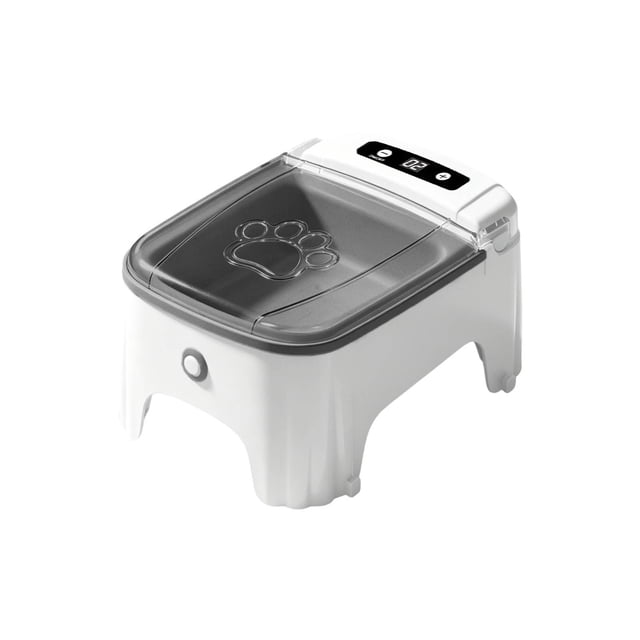 ZZHZGZ Sale Items on Clearance Food Dispenser Abs Automatic Cat Feeder Smart Feeder Rechargeable Battery | Timer Controlled Portioning Bowl with Sensor Lid for Dry Food Feeding Cats