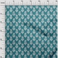 thumbnail image 3 of oneOone Tissu Polyester Lycra Bleu Sarcelle Tissu pour Robe Tissu Imprimé au Mètre 56 Pouces de Large, 3 of 5