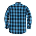 thumbnail image 2 of Onimisc Mens Flannel Shirt Long Sleeve Plaid Flannel Shirt for Men Casual Button Down Shirts Regular Fit, 2 of 6