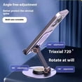 thumbnail image 3 of Premium Heavy Duty Full Metal Rotating Phone Stand and Foldable Tablet Holder for Desktop, 360 Degree Universal Adjustable Swivel Cradle Dock, 3 of 4