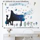 thumbnail image 4 of Liangnv Chica Tocando El Piano Tatuajes De Pared Flor De Colores Mariposa Musical Liangnv Ote Pegatinas De Pared Dreamy Peel And Stick Vinilo Murales De Arte De Pared para Niña, 4 of 5