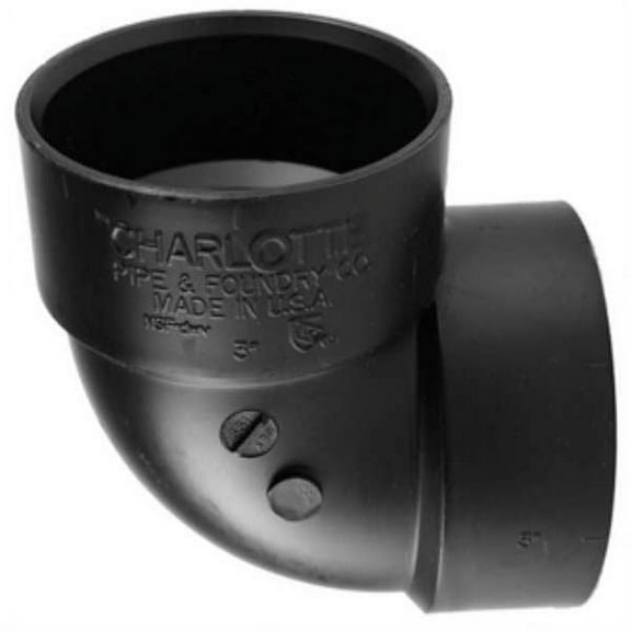 Manufacturer Varies 90 Vent Elbow, 2 in,Socket, Schedule 40 1WJH2