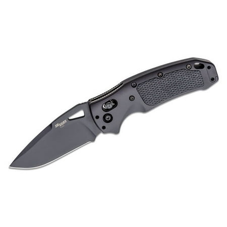 Hogue 36374 Sig Sauer Black 3.5 Drop Point Blade Folding Knife