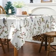 thumbnail image 3 of YIBAGA Spring Tablecloth, Leaves Floral Table Cover Indoor Home Decor, 60 x 84 inch, Polyester, 3 of 6