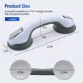 thumbnail image 4 of PIPETPET 2Pack 12" Shower Grab Bars -Bathroom Grab Bars Antislip Bath Safety, 4 of 7