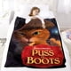 thumbnail image 5 of El Gato con Botas anti-pilling, suave, ligera, esponjosa y acogedora de lujo para hogar y cocina – Perfecta para niños y adultos,130X150cm, 5 of 6