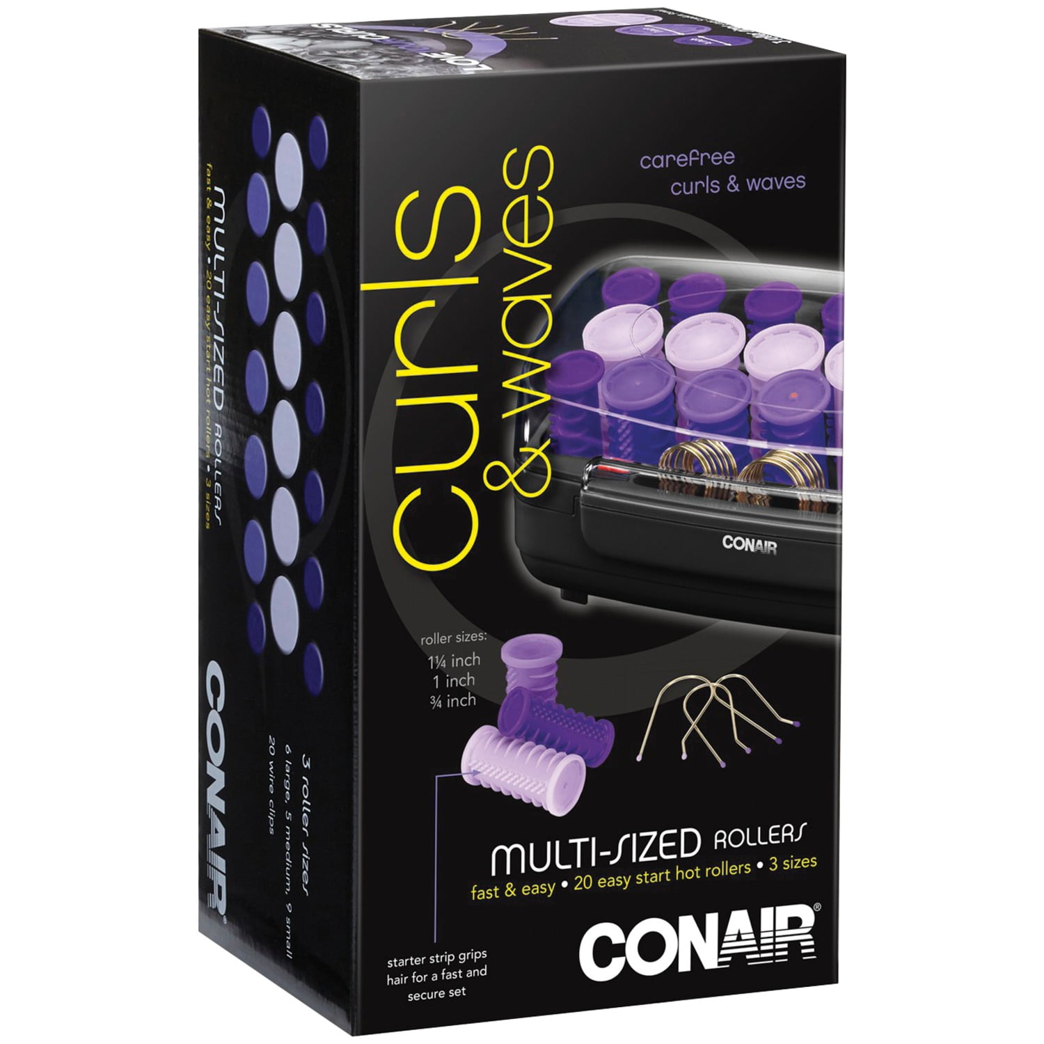 conair curls & waves hot rollers