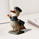 thumbnail image 5 of Xihbxyly Adorno de Patos Veteranos, Figura Detallada de Homenaje Militar, Exhibición de Medallas de Servicio Auténticas, Linda Pieza de Decoración para El Hogar, Estante para El Tablero Del Auto, Per, 5 of 7