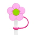 thumbnail image 1 of Flower Series Straw Covers Cap PVC Straw Covers Cap Reusable Universal F6Z4 п., 1 of 1