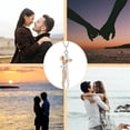 thumbnail image 4 of Hug Necklace, The Tale of Two Lovers Necklace Show Your Love, Affectionate Hug Necklace for Couples, Love Necklace, Mothers Day Necklace, Mothers Day Gifts Jewelry, 4 of 5