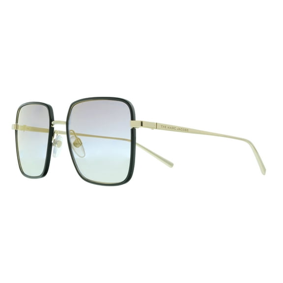 Marc Jacobs MARC 477/S FQ 02M2 Black Gold Square Sunglasses for womens