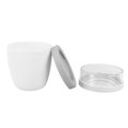 thumbnail image 1 of Fiambrera, Diseño Independiente De PP Taza De Almuerzo Grande Sellado Ligero Con Tapa Para Adultos Para Estudiantes Niños Para Viajes Picnic Para Ir A La Escuela Ir Al Trabajo Cergrey Blanco, 1 of 8