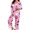 j28-Pink, variant on LIIPEE Womens Halloween Graphic Pajamas Long Sleeve Button Down Shirts And Pants Holiday Pajama Set Fall Sleepwear