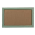 thumbnail image 4 of SOFE Linen Cork Board Bulletin Board, 18" x 28" x 0.7" Green Framed Corkboard, Wood Frame Decorative Hanging Pin Board, Message Memo Board or Vision Board for Office School, 4 of 7