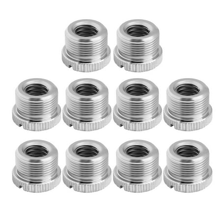 

10Pack Screws Designed for Mic Stand 3/8in Female to 5/8in Male Screw Adapters Solid Structure Screws Adapters Parts