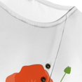 thumbnail image 3 of CLOOCL Plus Size Shirts Women Summer Tops Red Flower 3D Printed Short Sleeve Blouse, 3 of 6