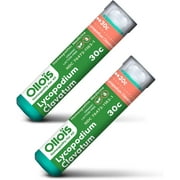 OLLOIS Lycopodium Clavatum 30C Organic Lactose-Free Vegan Homeopathic Medicine, 80 Pellets (Pack of 2)