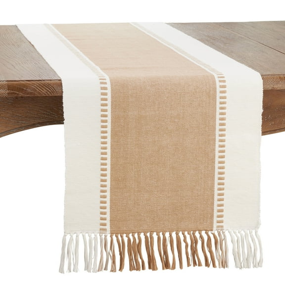 Saro Lifestyle Striped Design Table Runner