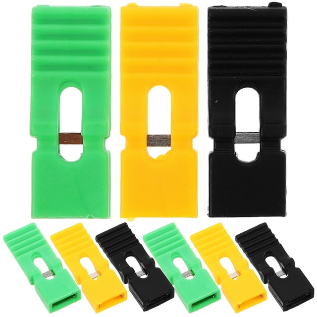 60Pcs Pitch Short Circuit Jumper Cap Open Closed Connection Block for CD/DVD Drive Hard Drive Circuit Board Assorted Color 2.54MM