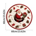 thumbnail image 2 of Christmas Rugs, Rugs Optical Illusion Christmas, Indoor Outdoor Use (60cm*60cm), 2 of 3