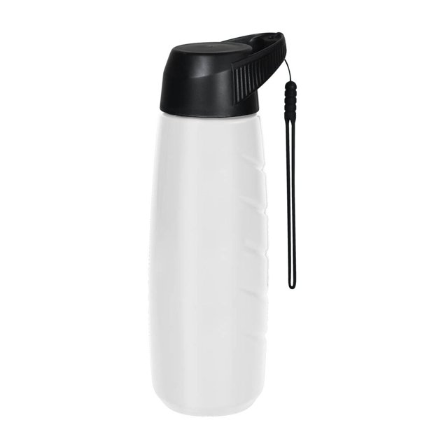 Cilindro deportivo Grenade de plástico/Capacidad de 1 litro blanco 7.8 x 23.5