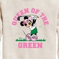 thumbnail image 3 of Disney - Queen Of The Green Golf - Toddler And Youth Crewneck Fleece Sweatshirt, 3 of 5