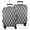 Black White Geometric, variant on Black White Checkerboard Checkered Pattern Luggage Cover Fashion Suitcase Cover Baggage Covers Fit 25-28 Inch Luggage (Go Travel)