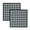 Black/White, variant on Buffalo Check Plaid Throw Pillow Covers - Burgundy - 18-in x 18-in - Set of Two