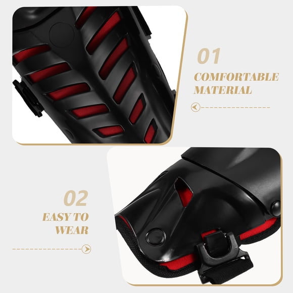 TABLZONE Mountain Biking Knee Pads Plastic Knee Protection 1 Pair