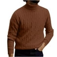 thumbnail image 2 of Qingpeng Men's Slim Fit Turtleneck Sweater Casual Pullover Knitted Sweaters, 2 of 6