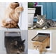 thumbnail image 2 of XL Magnetic Cat Flap - White, Pet Door for Cats and Small Dogs with Tunnel, 2 of 3