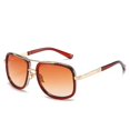 thumbnail image 1 of Gafas de sol Gafas de sol para hombre UV400 Gafas de sol retro Gafas de sol de montura gruesa modernas para hombre Gafas de sol para viajes al aire libre Playa, Marco de té Rebanadas de té dobles, 1 of 4
