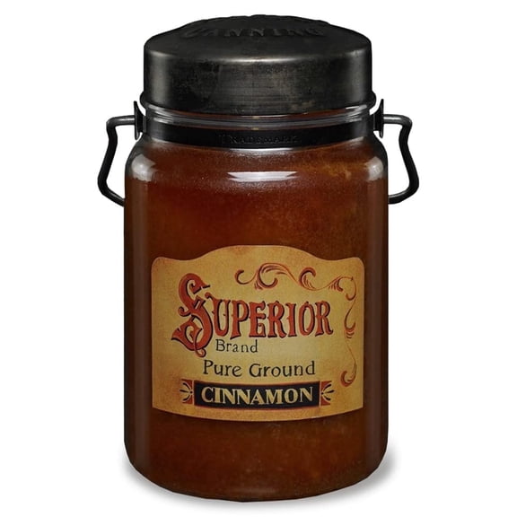 McCall’s Candles | Cinnamon | 26 oz Scented Candle | USA-Poured | Vintage Rustic Jar | Bold & Spicy Red-Hot Fragrance