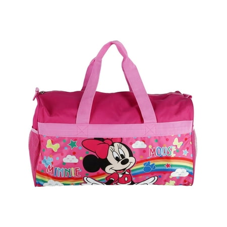 Size One Kids Minnie Mouse Travel Duffle Bag Pink