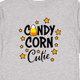 thumbnail image 4 of Inktastic Candy Corn Cutie with Stars Girls Long Sleeve Toddler T-Shirt, 4 of 5