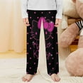 thumbnail image 2 of Hello Kitty Pajamas Pants Soft Elastic Waist PJ Bottoms Comfy Lounge Long Pants, 2 of 7