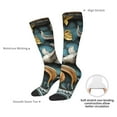 thumbnail image 5 of Bingfone Compression Socks for Women and Men Long Socks for Running Athletic Cycling Nurse-Colorful Koi Fish Art, 5 of 8