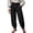 Black, variant on Mens Medieval Pirate Pants Renaissance Viking Knicker Cotton Gothic Costume Trousers