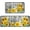 style-305, variant on Sunflower Theme Kitchen Decor Rug Set of 2s Set Absorb Water Runner Rugs Washable Apply to Kitchen, Sink, Laundry, Bathroom，Sunflower Decorations Indoor Floor Mat 17"x47"+17"x30" Grey