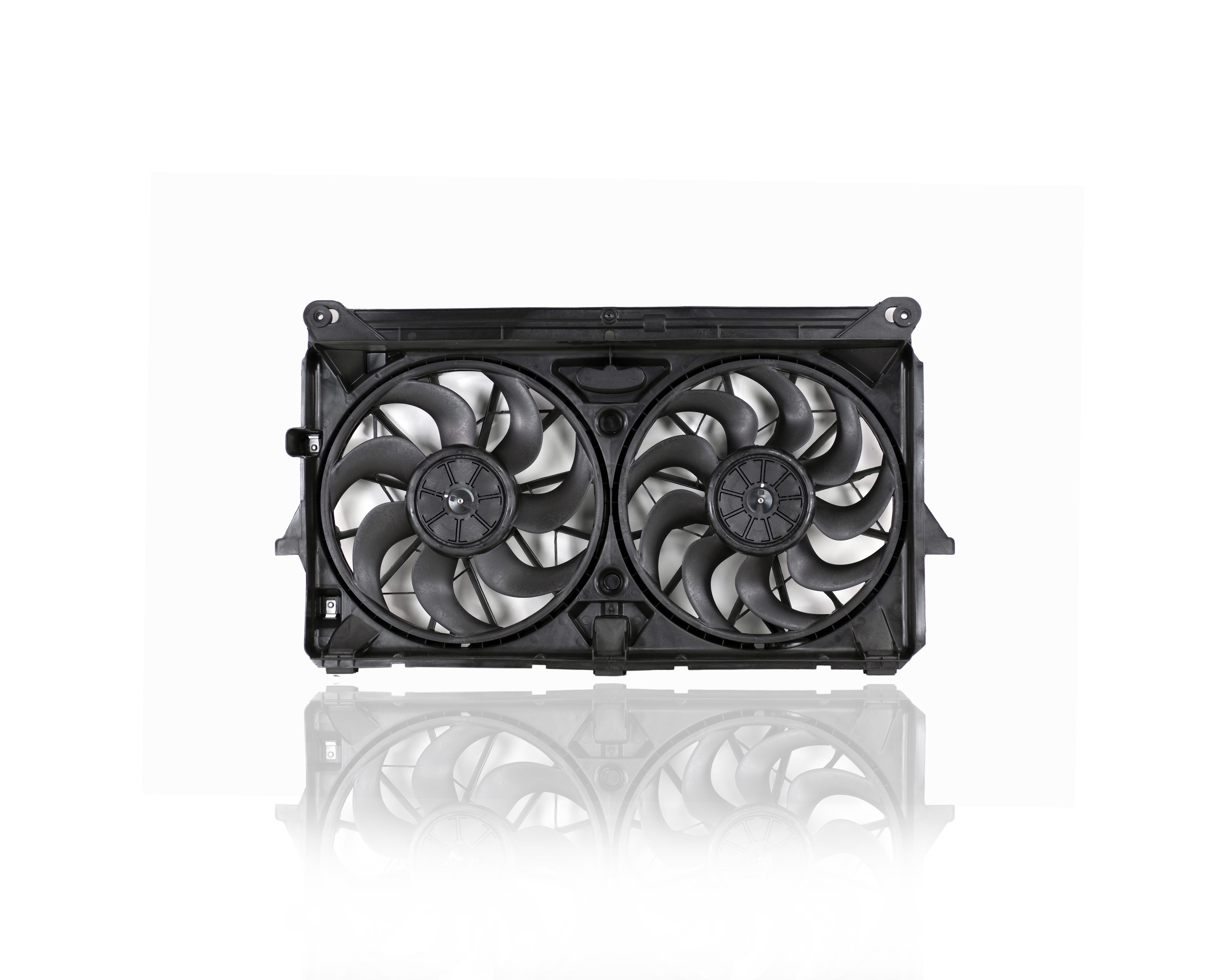 Dual Radiator and Condenser Fan Assembly Cooling Direct Fit/For