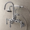 thumbnail image 3 of Aqua Vintage Wall Mount Clawfoot Tub Faucets, 3 of 5