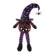 thumbnail image 2 of Adorno de calabaza, muñeco gnomo, muñeca para fiesta en casa, espeluznante, aterrador, iluminado, cara sonriente púrpura, 2 of 9