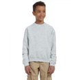 thumbnail image 2 of Jerzees Youth NuBlend Crew Neck Sweatshirt, S, Ash, 2 of 4